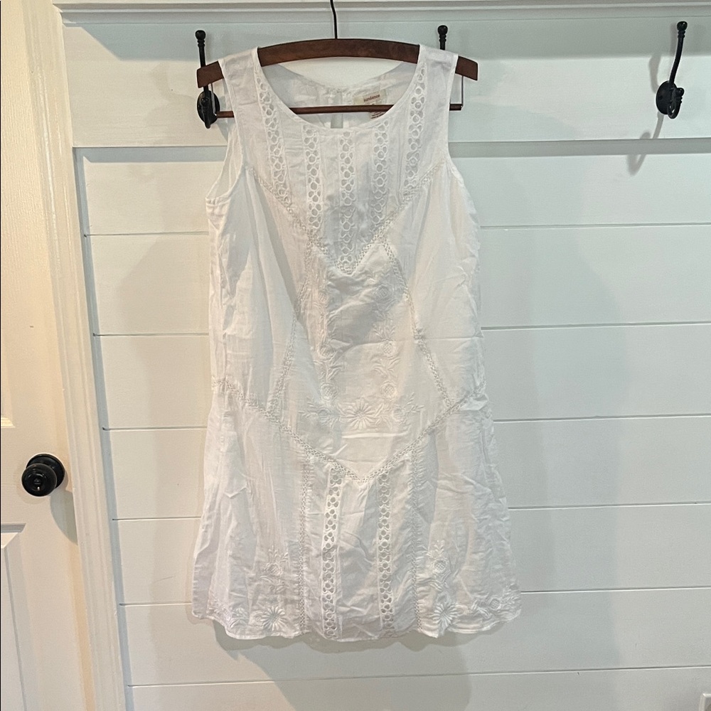 Sundance White Sleeveless Dress